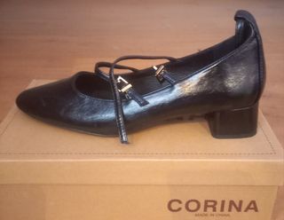 Zapatos negros mujer - tacón bajo