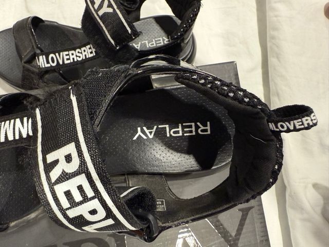 Sandalias Replay negras mujer-talla 39