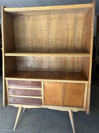 Mueble vintage madera años 50