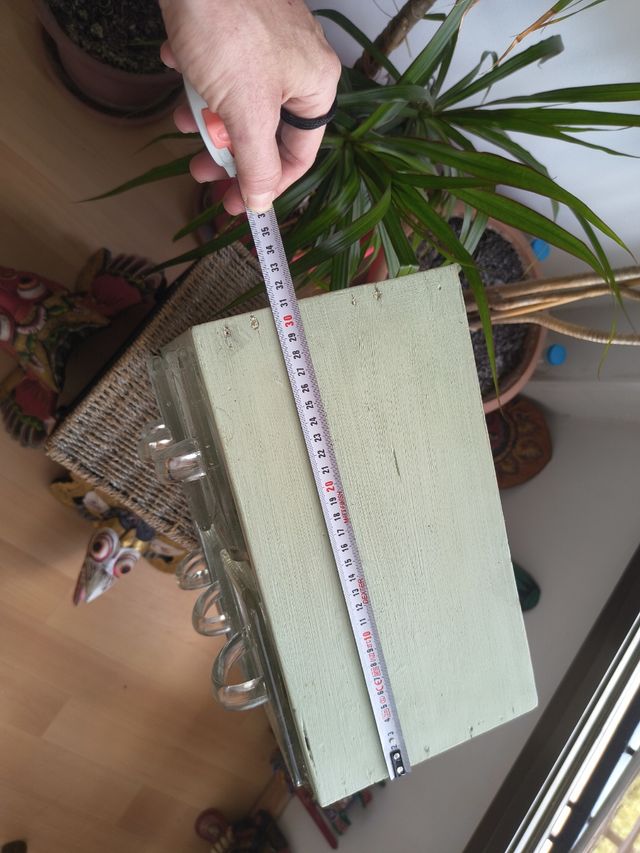 Mobile espositore in vetro con 6 scomparti del 18° secolo