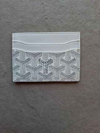Portacarte Goyard bianco