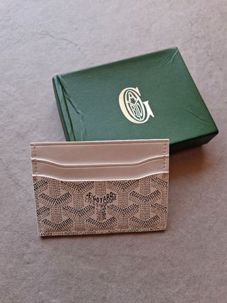 Portacarte Goyard bianco