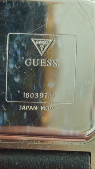 Reloj GUESS mujer negro y plateado