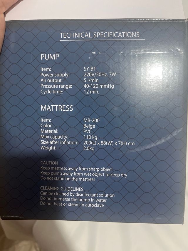 Colchón antiescaras para cama de 90