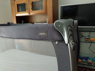 Cuna Inglesina plegable y colchón 120cm La Cigüeña
