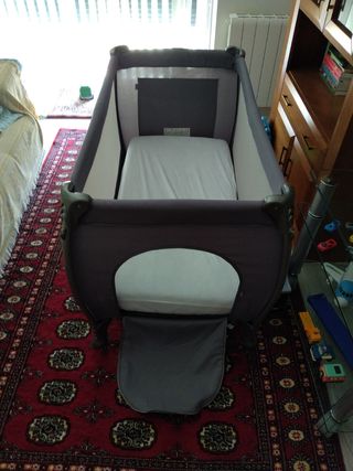 Cuna Inglesina plegable y colchón 120cm La Cigüeña