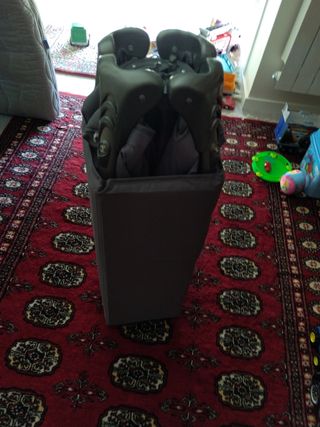 Cuna Inglesina plegable y colchón 120cm La Cigüeña