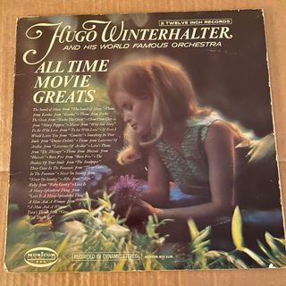 2 LP 33 giri Hugo Winterhalter - All Time Movie Gr