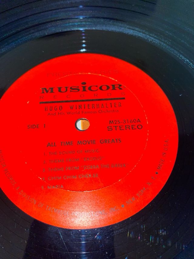 2 LP 33 giri Hugo Winterhalter - All Time Movie Gr