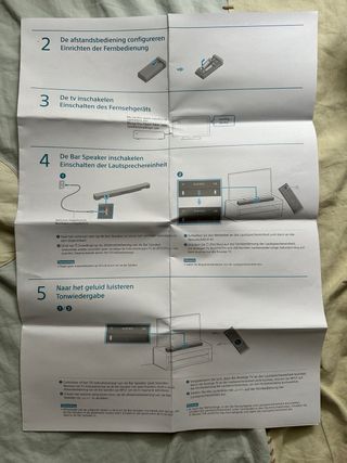 Sony HT-S150 barra sonido negra