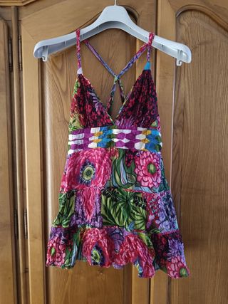 Blusa Desigual multicolor flores