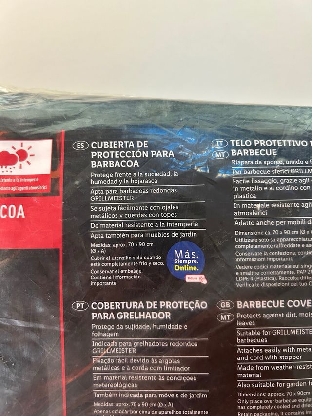 Copertura per barbecue Meister Grill 70x90cm