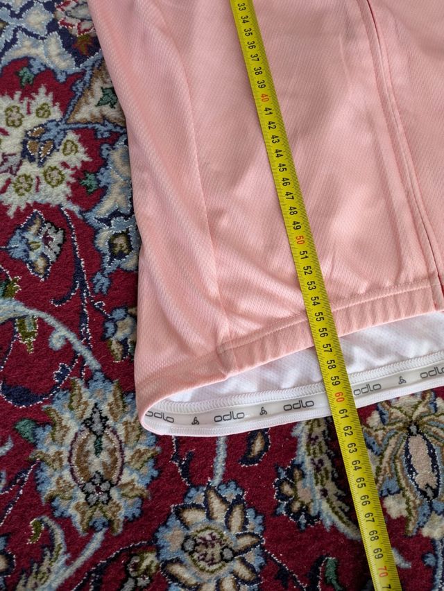 Maglia ciclismo ODLO rosa taglia S