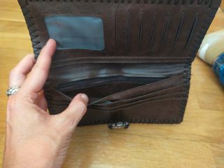 Monedero vaca Asturias - fucsia