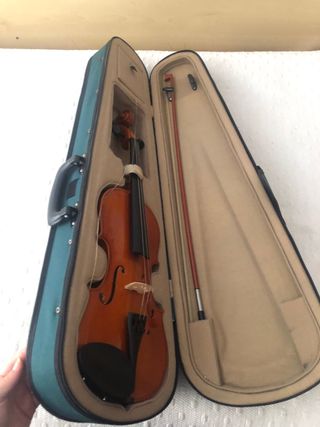 Violín con estuche