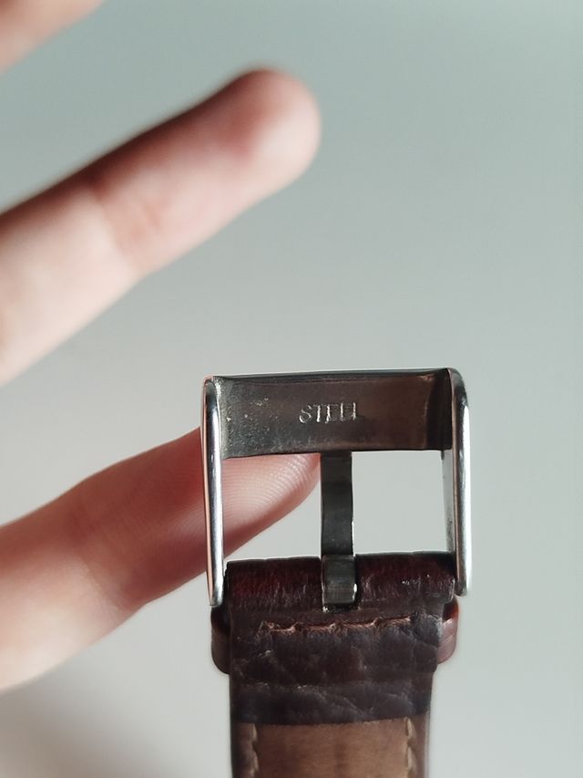 Reloj Lotus marrón vintage