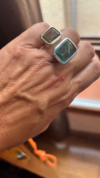 Anillo plata espectacular