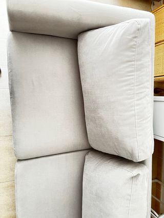 Sofá 2 plazas beige