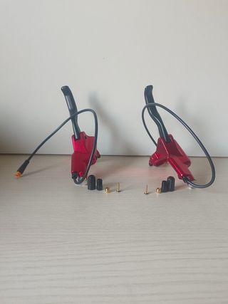 Frenos Zoom bicicleta rojo