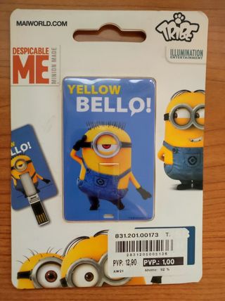 Minions USB 8GB portátil 