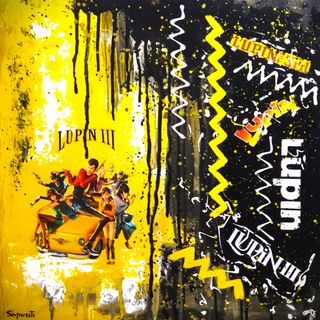 Dipinto Lupine III - Arte astratto.Popart.Invest