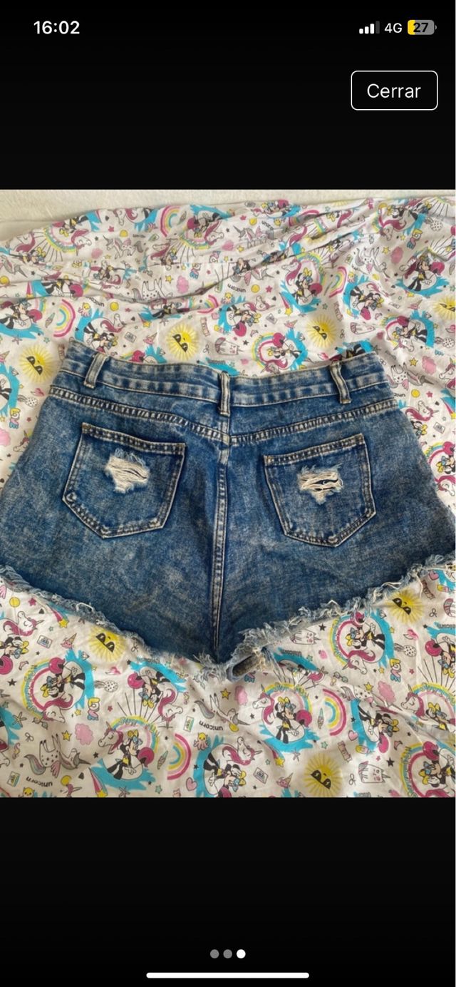 Shorts vaqueros rotos