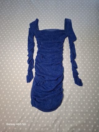 Vestido ajustado brillante - Talla S