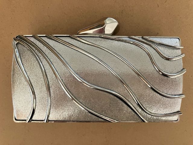 Clutch plateado eventos