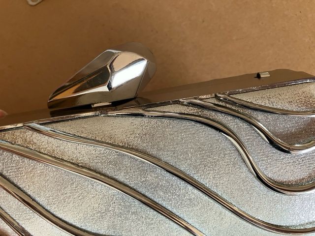 Clutch plateado eventos