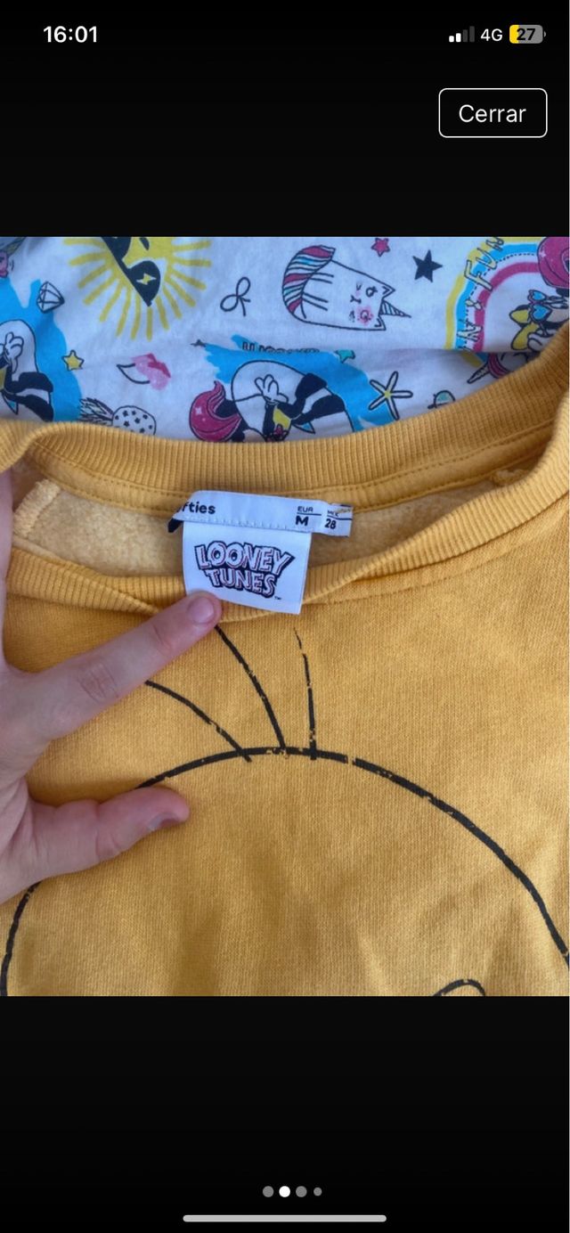 Sudadera amarilla Piolín