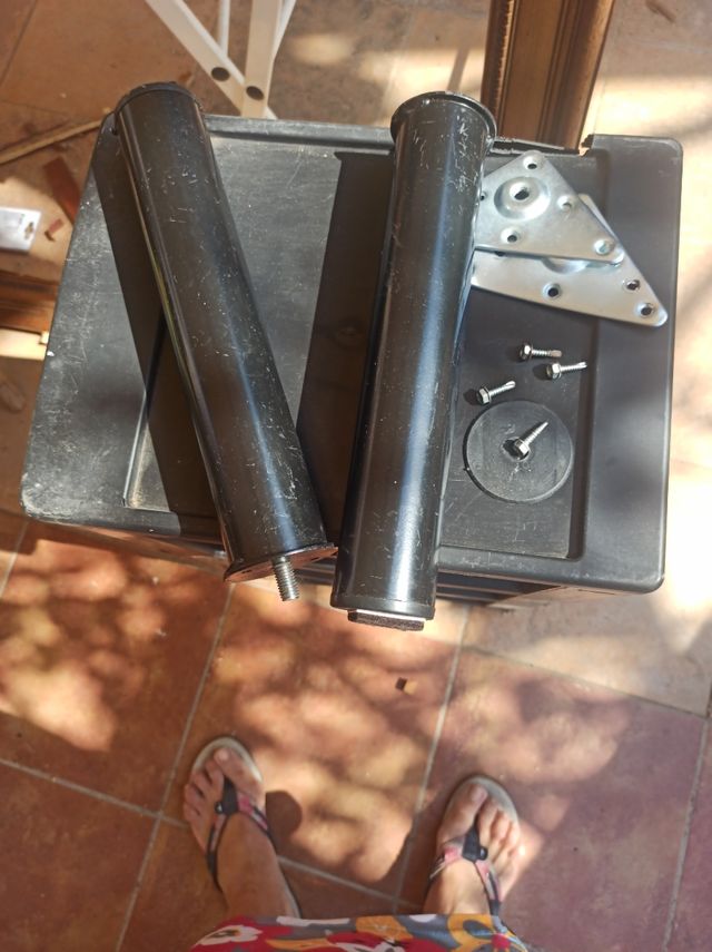 2 Patas Metálicas 27cm - Muebles