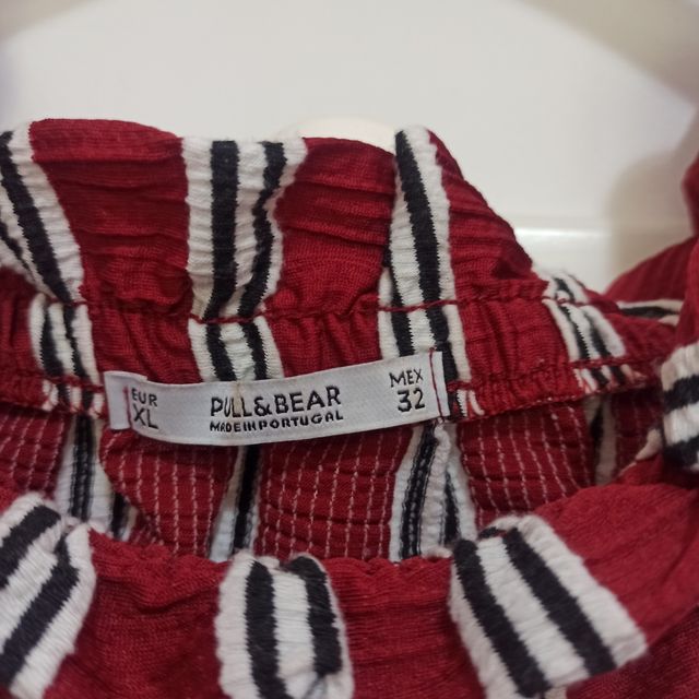 Vestido rayas rojas y blancas