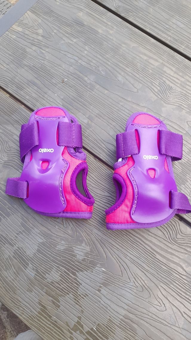 Pattini Oxelo Play 34-36 + protezioni