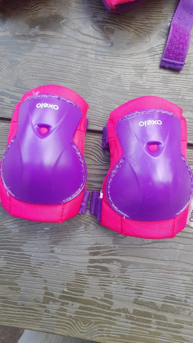 Pattini Oxelo Play 34-36 + protezioni