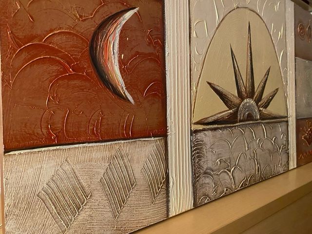 Cuadro grande abstracto