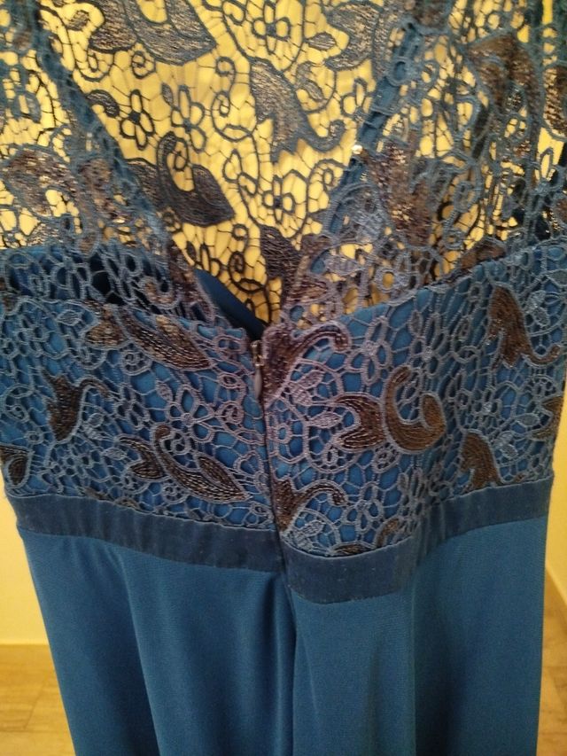 Vestido azul fiesta talla L