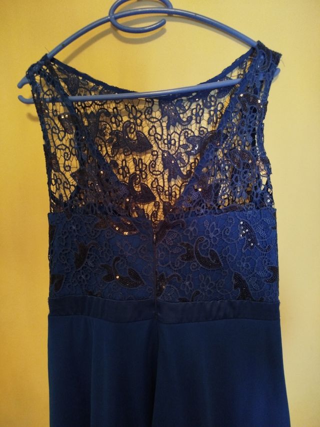 Vestido azul fiesta talla L