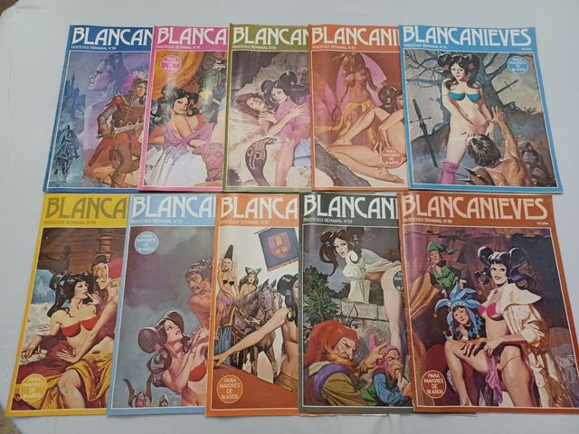 Lote Revistas de Blancanieves. Años 70.