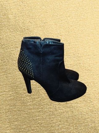 Botines negros Graceland tacón