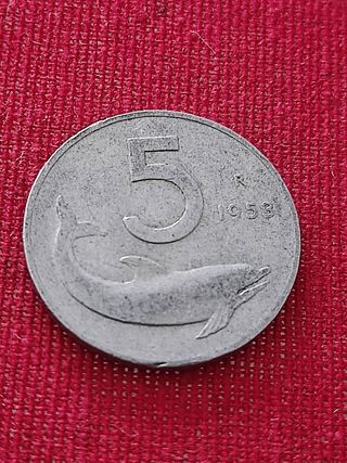 5 Lire Italia 1953 - moneta