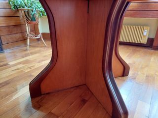Mesa extensible madera - beige/marron