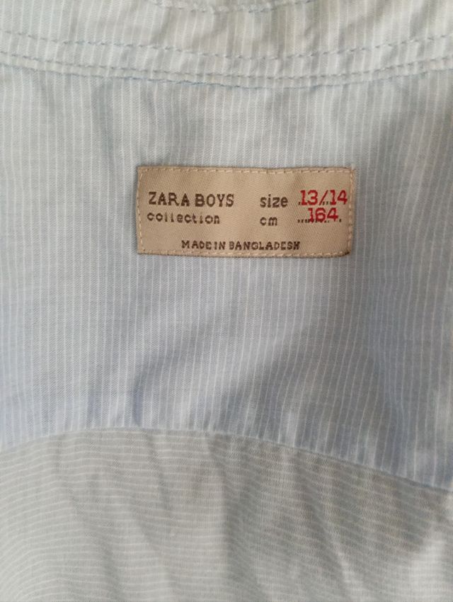 Camisa niño 13/14 años - Azul