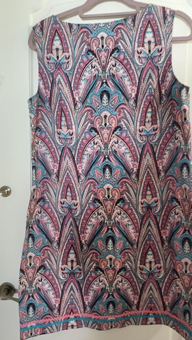 Vestido estampado paisley