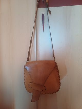 Borsa a tracolla in cuoio