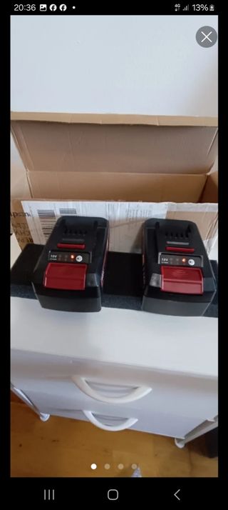 2 Baterías 18V Einhell