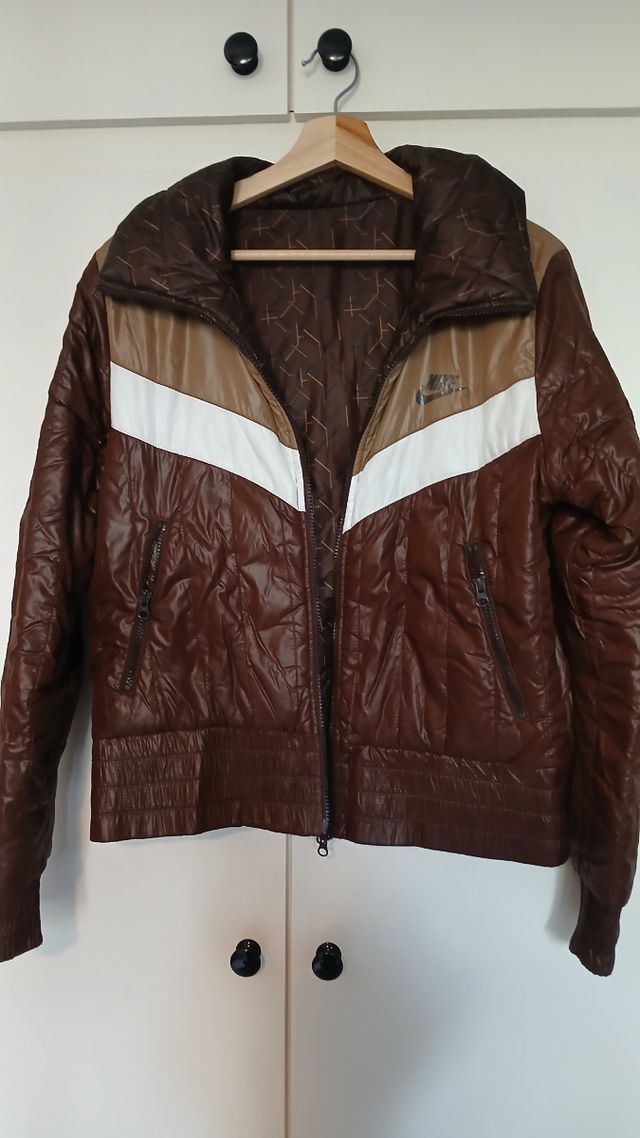 Chaqueta reversible Nike marrón
