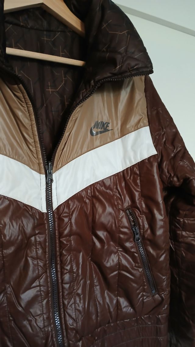 Chaqueta reversible Nike marrón