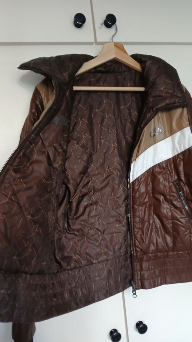 Chaqueta reversible Nike marrón