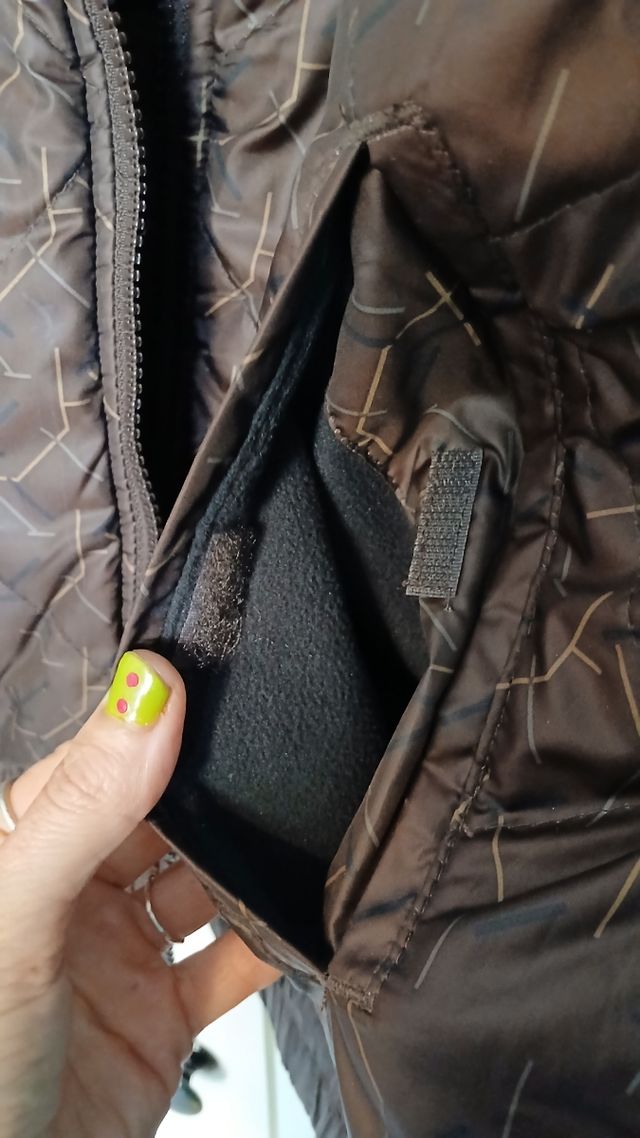 Chaqueta reversible Nike marrón