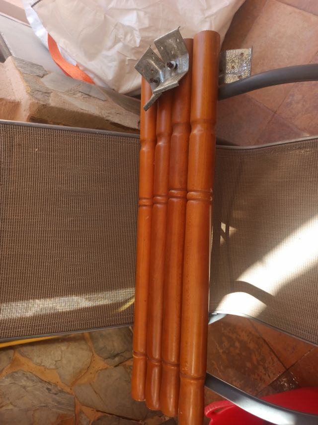 4 Patas Mesa Madera - Marrón